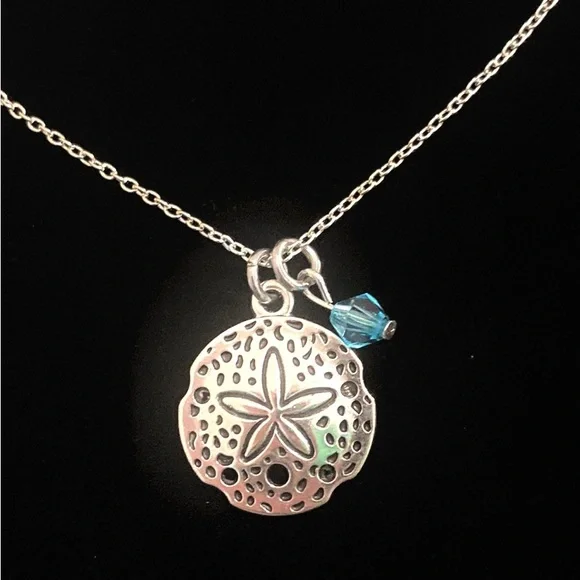 Sand Dollar Necklace Beach - Picture 1 of 8